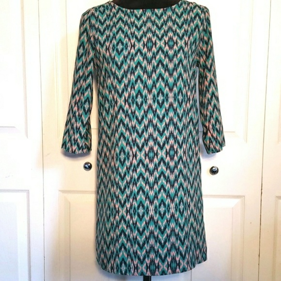 Anthropologie Everly Ikat Print Shift Dress - Picture 1 of 8